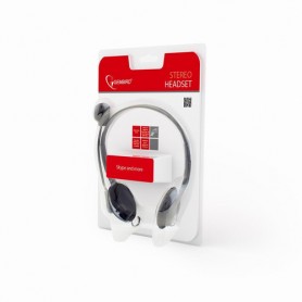 Gembird MHS-123 cuffia e auricolare Padiglione auricolare Nero (MHS-123)
