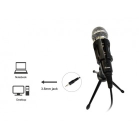 Equip 245341 microfono Nero Microfono da tavolo (245341)