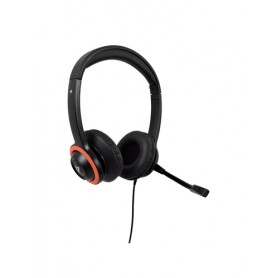 V7 Cuffie k-12 per l'istruzione Safesound con microfono, limitazione del volume, antimicrobico, cavo da 2 m, 3,5 mm, la (HA530E)