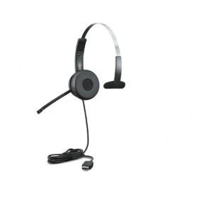 Lenovo 100 Mono Auricolare Cablato A Padiglione Ufficio USB tipo A Nero (4XD1B61617)