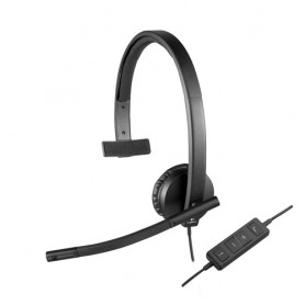 Logitech H570e Cuffia Padiglione auricolare Nero (981-000571)