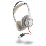 POLY Blackwire 7225 Auricolare Cablato A Padiglione Musica e Chiamate USB tipo A Bianco (211154-01)