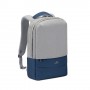 Rivacase 7562 borsa per notebook 39,6 cm (15.6") Zaino Grigio, Blu marino (7562GREY)