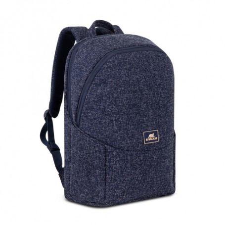 Rivacase 7962 borsa per notebook 39,6 cm (15.6") Zaino Blu, Bianco (7962DARKBLUE)