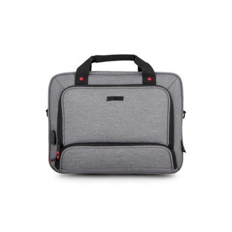Urban Factory Mixee borsa per notebook 35,6 cm (14") Valigetta ventiquattrore Grigio, Rosa (MTE14UF)