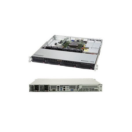Supermicro SuperServer 5019P-MR Intel® C621 LGA 3647 (Socket P) Rack (1U) Nero (SYS-5019P-MR)