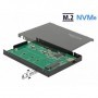 DeLOCK 42609 contenitore di unità di archiviazione Box esterno SSD Nero M.2 (42609)