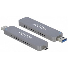 DeLOCK 42616 contenitore di unità di archiviazione Box esterno SSD Argento M.2 (42616)