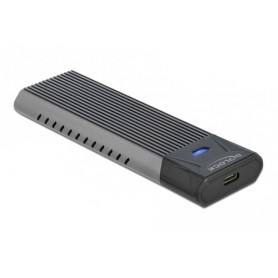 DeLOCK 42638 contenitore di unità di archiviazione Box esterno SSD Nero, Grigio M.2 (42638)