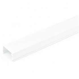 StarTech.com Canalina per la gestione dei cavi solida con nastro adesivo e coperchio, 29 mm P x 20mm H - 1,8m L , c (CBMOWD3220)