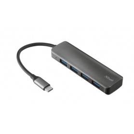 Trust 23328 hub di interfaccia USB 3.2 Gen 1 (3.1 Gen 1) Type-A 5000 Mbit/s Grigio (23328)