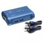 Trendnet TK-207K switch per keyboard-video-mouse (kvm) Blu (TK-207K)