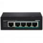 Trendnet TI-PE50 switch di rete Non gestito Fast Ethernet (10/100) Supporto Power over Ethernet (PoE) Nero (TI-PE50)