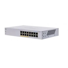 Cisco CBS110 Non gestito L2 Gigabit Ethernet (10/100/1000) Supporto Power over Ethernet (PoE) 1U Grigio (CBS110-16PP-EU)
