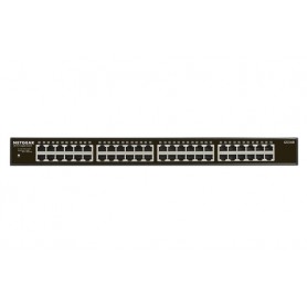 Netgear GS348 Non gestito Gigabit Ethernet (10/100/1000) 1U Nero (GS348-100EUS)