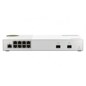 QNAP QSW-M2108-2S switch di rete Gestito 2.5G Ethernet (100/1000/2500) Grigio (QSW-M2108-2S)