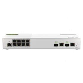 QNAP QSW-M2108-2C switch di rete Gestito L2 2.5G Ethernet Grigio (QSW-M2108-2C)