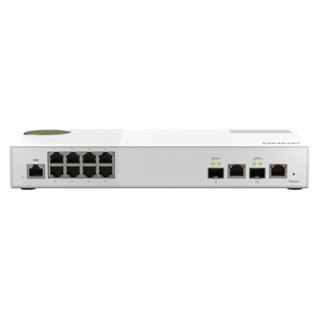 QNAP QSW-M2108-2C switch di rete Gestito L2 2.5G Ethernet Grigio (QSW-M2108-2C)