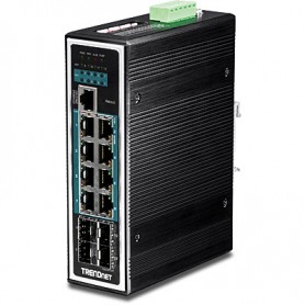Trendnet TI-PG1284i Gestito L2+ Gigabit Ethernet (10/100/1000) Supporto Power over Ethernet (PoE) Nero (TI-PG1284I)