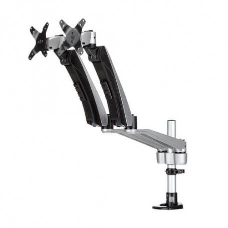 StarTech.com Supporto per Doppio Monitor con bracci articolati - Impilabile - Assemblaggio Tool-Less (ARMDUAL30)