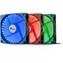 Inter-Tech L-12025 Case per computer Ventilatore 12 cm Nero, Verde (88885414)