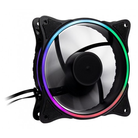Inter-Tech 888860272 ventola per PC Universale Ventilatore 12 cm Nero 1 pz (888860272)