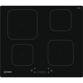 Indesit IS 83Q60 NE piano cottura Nero Da incasso 59 cm Piano cottura a induzione 4 Fornello(i) (IS83Q60NE)
