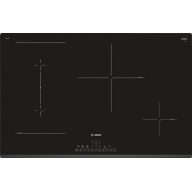 Bosch Serie 6 PVS831FB5E piano cottura Nero Da incasso 80 cm Piano cottura a induzione 4 Fornello(i) (PVS831FB5E)