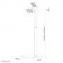 Neomounts by Newstar Supporto da pavimento (FPMA-D1550SILVER)