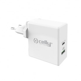 Celly TCUSBC30WWH Caricabatterie per dispositivi mobili Bianco Interno (TCUSBC30WWH)