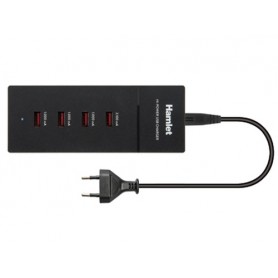 Hamlet Quattro Power alimentatore usb a 4 porte (XPW45000H)