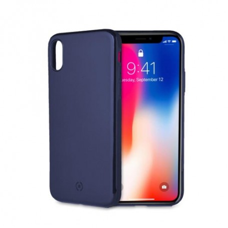 Celly Ghost Skin custodia per cellulare 14,7 cm (5.8") Cover Blu (GHOSTSKIN900BL)
