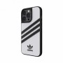 Adidas 47115 custodia per cellulare 15,5 cm (6.1") Cover Nero, Bianco (47115)
