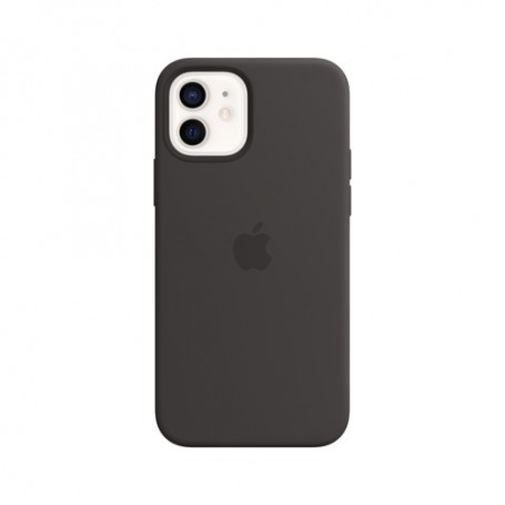 Apple Custodia MagSafe in silicone per iPhone 12 | 12 Pro - Nero (MHL73ZM/A)