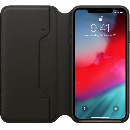 Apple MRX22ZM/A custodia per cellulare 16,5 cm (6.5") Custodia a libro Nero (MRX22ZM/A)