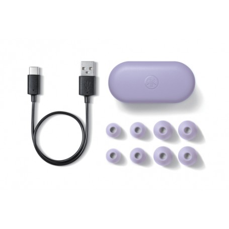Yamaha TW-E3B Auricolare Wireless In-ear MUSICA Bluetooth Porpora (ATWE3BPP)