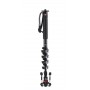 Manfrotto MVMXPROC5 monopiede per fotocamera 1/4, 3/8" Carbon fiber Nero (MVMXPROC5)