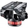 Manfrotto Pro Video testa per treppiede Nero, Rosso Alluminio Universal (MVH502AH)