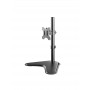 V7 Supporto per scrivania free-standing per display singolo da 13 a 32", con funzione di inclinazione e rotazione, VESA (DS1FSS)
