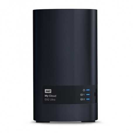 Western Digital My Cloud EX2 Ultra NAS Desktop Collegamento ethernet LAN Nero Armada 385 (WDBVBZ0040JCH-EESN)