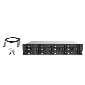 QNAP TL-R1220Sep-RP Box esterno HDD/SSD Nero, Grigio 2.5/3.5" (TL-R1220SEP-RP)
