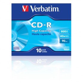 Verbatim CD-R High Capacity 800 MB 10 pz (43428/10)