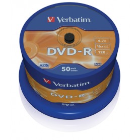 Verbatim DVD-R Matt Silver 4,7 GB 50 pz (43548/50)