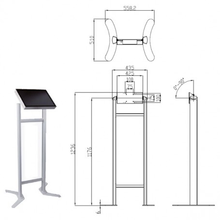 ROLINE Digital Signage Stand, Advertising (RO17.03.1251)
