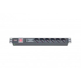 ITRack 309145 unità di distribuzione dell'energia (PDU) 6 presa(e) AC 1U Nero (309145)