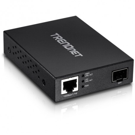 Trendnet TFC-PGSFP convertitore multimediale di rete 2000 Mbit/s Nero (TFC-PGSFP)
