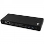 V7 Docking Station USB-C con erogazione di alimentazione massima di 65 W, doppio monitor 4K, HDMI, Displayport, Displ (UCDDS-1E)