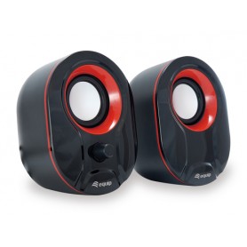 Equip 245332 altoparlante Nero, Rosso Cablato 3 W (245332)