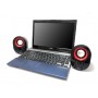 Equip 245332 altoparlante Nero, Rosso Cablato 3 W (245332)