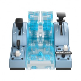 Thrustmaster TCA Quadrant Add-On Airbus Edition Nero, Blu Simulazione di Volo PC (2960853)